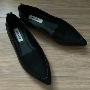 Matt & Nat black flats